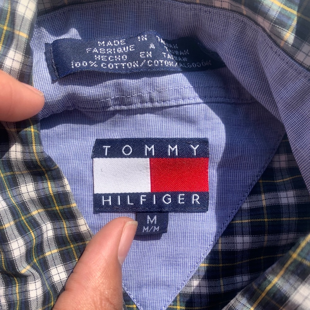 Tommy Hilfiger checkered button down shirt - Picture 3 of 4